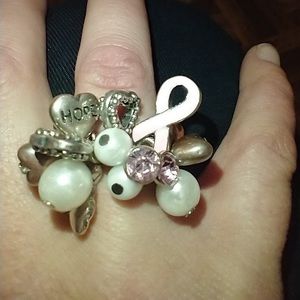 Pandora Breast Cancer Cluster Ring